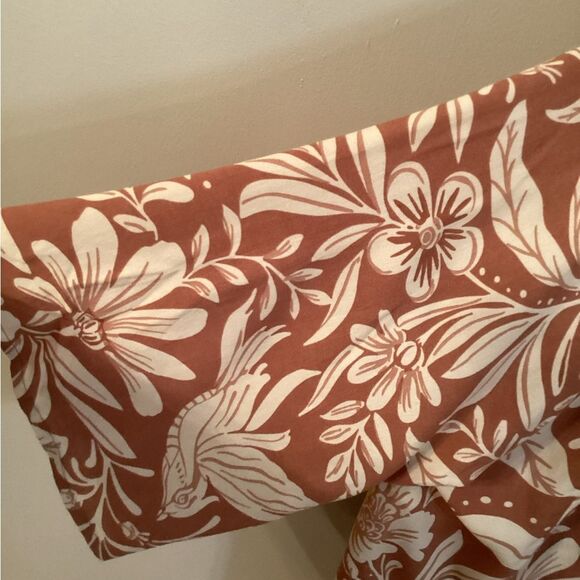 PATRONS OF PEACE SZ LARGE
CARMEL OPEN FRONT KIMONO FLORAL BIRDS - Picture 5 of 7